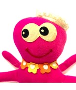 Vintage Dakin Dream Pets Plush Octopus Hot Pink Flower Lei Straw Hat 197... - £29.97 GBP