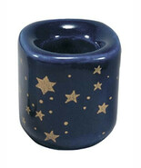 Celecstial Cobalt Blue Chime (Mini) Candle Holder with Gold Stars! - $5.36 CAD