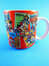 Vintage Disney Mug Stamps of the World Cup Mickey Mouse made in Japan - £8.91 GBP