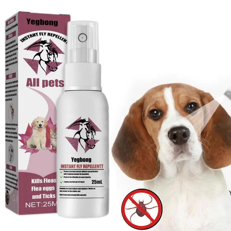 Pet Skin Spray Fleas Tick And Mosquitoes Spray For Dogs Cats And Home Fleas - £6.20 GBP