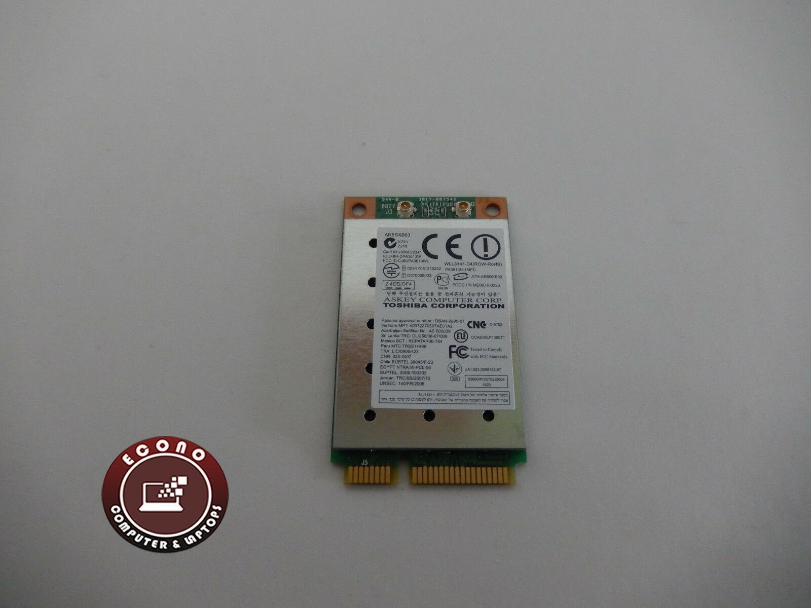 Toshiba L305 L305D L305D-S5895 GEN. Wireless WIFI Card 6042B0062102 V000... - $8.71