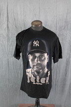 New York Yankees Shirt (Retro) - Derek Jeter The Captain Glittered - Men's Large - $49.00