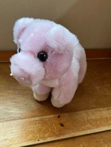 Gently Used Small Aurora Plush Pink Standing Pig Stuffed Animal – 6 inches high - £8.88 GBP