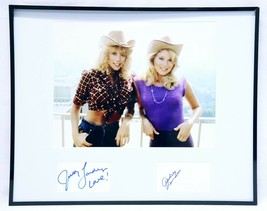 Audrey &amp; Judy Landers Dual Signed Framed 16x20 Photo Set - £118.67 GBP