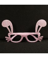 Cartoon Bunny Pink Glitter Novelty Faux Eyeglasses - Costume Party Hallo... - £7.68 GBP