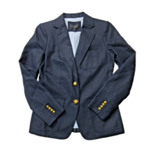 NWT J.Crew Rhodes Blazer in Navy Blue Linen Patch Pocket Jacket 4 $178 - £79.93 GBP