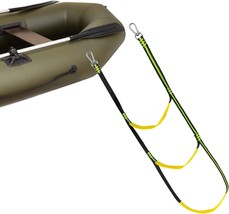 Ubeesize 3 Step Boat Rope Ladder, Extension Assist Safe And Reliable, Bu... - £26.83 GBP