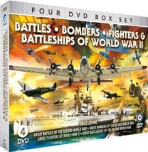 Battles, Bombers, Fighters And Battleships Of World War II DVD (2010) Cert E 4 P - £14.94 GBP