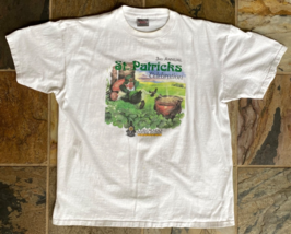 Vtg Colorado Central Station T Shirt Mens XL White St. Patricks Casino G... - $11.25