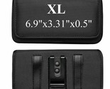 For Google Pixel 6 Pro -Black Horizontal Nylon Case Belt Clip Loop Holst... - $17.99