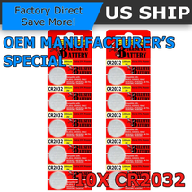 10X New Lithium Battery 3V CR2032 Cr 2032 BR2032 DL2032 Remote Button Cell Watch - £5.21 GBP