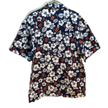 Detroit Tigers MLB Vintage 90s Promotion Hawaiian Blue Hibiscus Shirt 2XL - £13.08 GBP