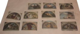 Washington D.C. Areas Vintage Renaissance Illustrated Post Cards Set Of 11 - £13.23 GBP