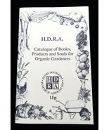Vtg HDRA Henry Doubleday Research Catalogue Book Products Seeds Organic ... - $367.96 MXN