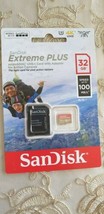 San Disk 32GB Extreme Plus Micro Sdhc Card With Adapter - £10.43 GBP