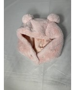 First Impressions Baby Faux Fur Pink Pom Pom Hat with chin strap-Sz 0-6 ... - £9.57 GBP
