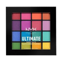 Nyx Professional Makeup Ultimate Shadow Palette, Eyeshadow Palette - Brights - £9.49 GBP