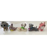 Lot Of 5 Barbie Pets Flocked Animals - 3 Dogs, 1 Cat And 1 Fox - $18.95 CAD