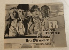 ER  Tv Guide Vintage Print Ad Melki Pfifer Maura Tierney Tpa14 - $5.93