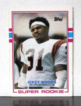 1989 Topps Football Super Rookie #27 Ickey Woods Bengals - £3.12 GBP