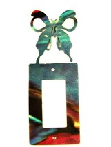 Butterfly Single Rocker Switch Cover Plate by Steel Images Made USA 6215g - £19.39 GBP
