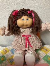 Vintage Cabbage Patch Kid Girl RARE Gray Eyes Poodle Hair Hong Kong HM#1 1985 - £242.73 GBP