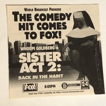 Sister Act 2 Print Ad Advertisement Whoopi Goldberg Jennifer Love Hewitt TPA19 - $5.93