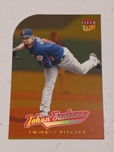 Johan Santana Minnesota Twins 2004 Fleer Ultra Gold Medallion Diecut Card #39 - £0.77 GBP