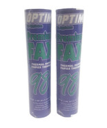 Optima Appleton Premium Thermal Fax Paper Roll 98&#39; x 8 1/2&quot; (30m) Lot of 2 - £7.47 GBP