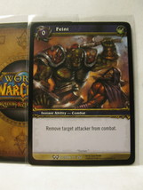 (TC-1591) 2008 World of Warcraft Trading Card #77/252: Feint - $1.00