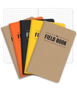 Field Notebook/Pocket Journal - 3.5&quot;x5.5&quot; - Combination of Kraft, Black,... - £14.59 GBP