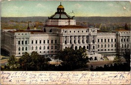 Washington D.C. Congressional Library Posted 1906 Antique Postcard - $7.50