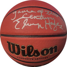 Elvin Hayes signed Wilson NCAA Indoor/Outdoor Basketball Game of the Century imp - £86.37 GBP