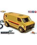 RARE KEY CHAIN RING GOLD CHEVY HIPPIE VAN G10/G20 Ltd Ed.NICE GIFT - $48.98