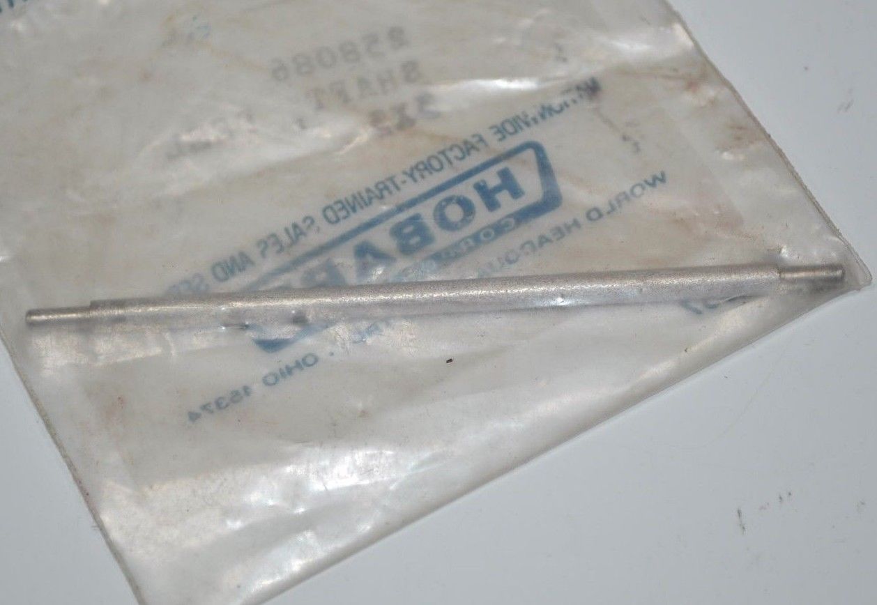 NEW Hobart Printer Peel Shaft Part# 258086 Vintage New Old Stock - $13.85