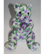 Ty Beanie Baby Corsage the Bear Flower Bouquet Gift Purple Soft Toy Reti... - $182.54 MXN