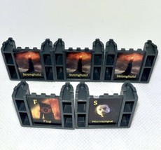 Stratego Lord of the Rings Trilogy Replacement 5 pcs Flag Stronghold Wormtongue - £7.79 GBP