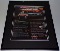 1980s Pontiac 6000 11x14 Framed ORIGINAL Advertisement - $34.64