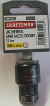 Craftsman Universal Max Axess 3/8&quot; Drive 17mm Socket 31409 New - $15.39