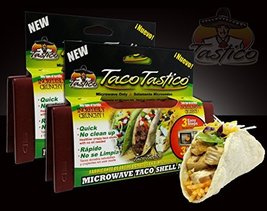 Taco Tastico 2 Pack - Microwave Taco Shell Maker - Save! - £11.85 GBP