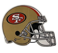 San Francisco 49ers Helmet Vinyl Sticker Decal NFL - £6.37 GBP