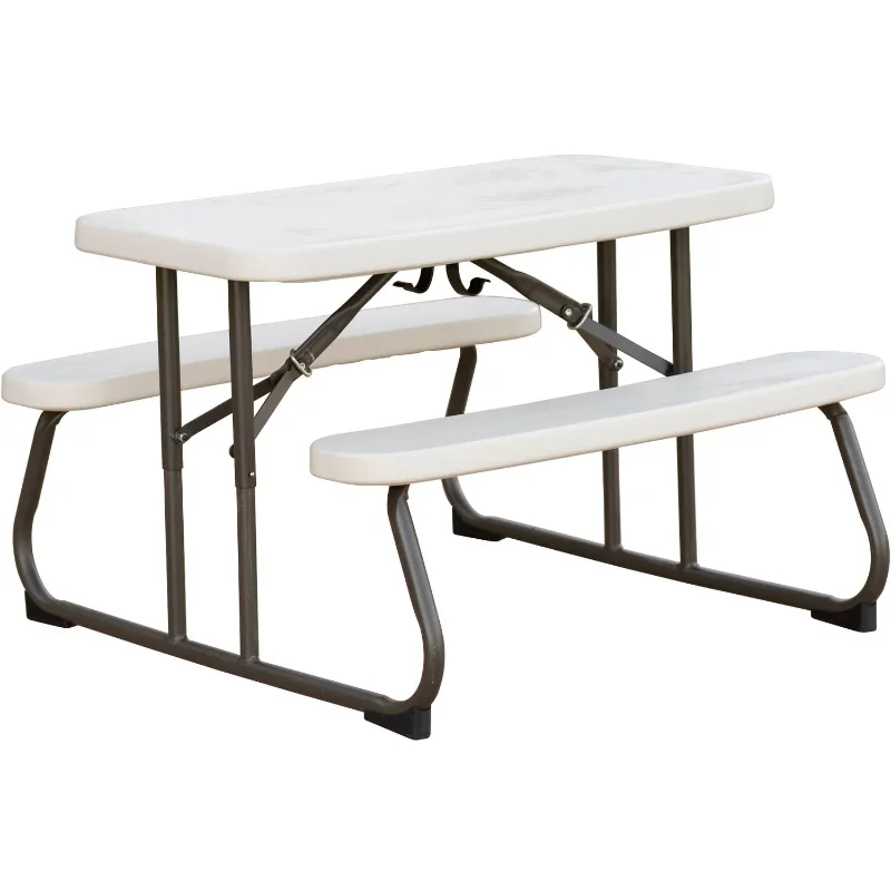Lifetime Kid&#39;s Picnic Table, Almondchildren desk and chair set  kids table  - $138.06
