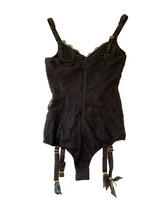 AGENT PROVOCATEUR Womens Bodysuit Lace Fishnet Elegant Black Size S - £102.63 GBP