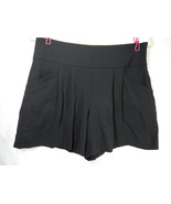 Ann Taylor Loft Women&#39;s Black Dressy Flutter Shorts, Pockets, Size 2 - £11.27 GBP