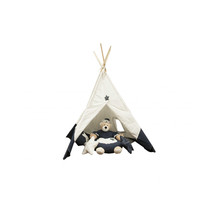 HomeRoots White &amp; Blue Fabric Tent - 51.2 x 55.11 x 72.85 in. - $3,633.19 MXN