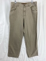 Columbia River Lodge Men&#39;s Pants Size 36 Khaki Outdoor Hunting Hiking Cargo - £18.54 GBP