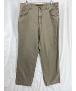 Columbia River Lodge Men&#39;s Pants Size 36 Khaki Outdoor Hunting Hiking Cargo - $23.74