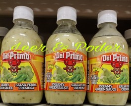 6X DEL PRIMO SALSA VERDE CREAMY GREEN SALSA - 6 of 10.5oz EACH - PRIORIT... - $35.79