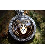 Pentacle of the Black Moon Witches Amulet of the supernatural Leopard Sp... - $88.88