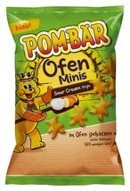 POM-BAR Pombear Bear shaped OVEN BAKED chips CHEESE &amp; ONION -80g-FREE SH... - £6.22 GBP